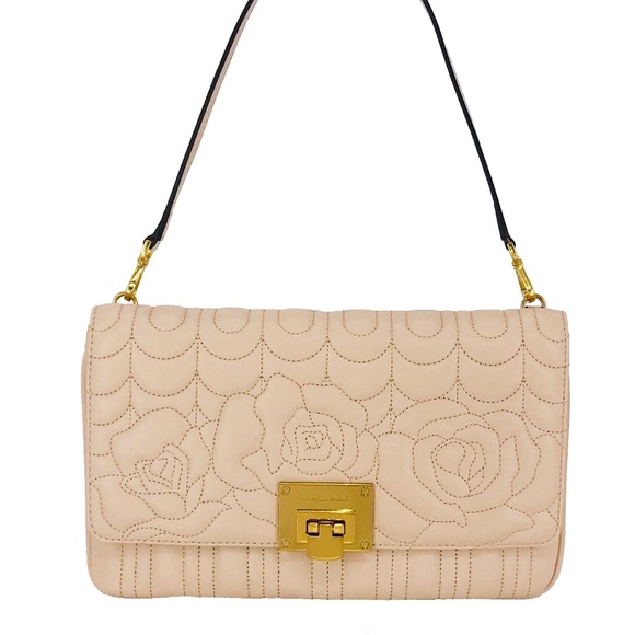 Michael Kors Handbags - Michael Kors Vivianne Large Quilted Leather Clutch